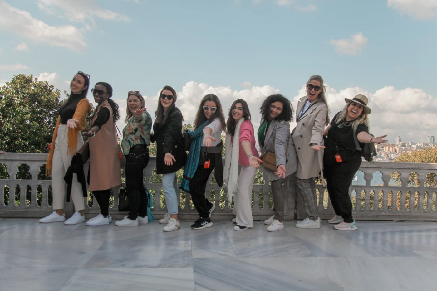 Monyse Garcia em viagem pelas cidades históricas da Turquia